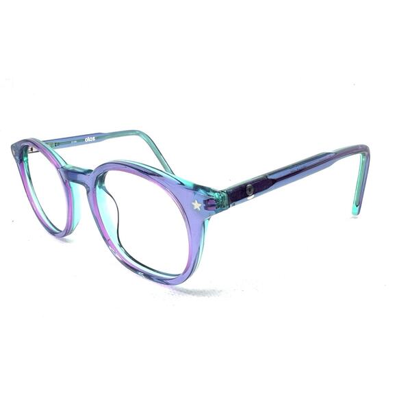 OLOS 51-000227 RAINBOW HANDMADE FRAME SUNGLASSES EYEGLASSES 42-18-125 - Picture 1 of 4